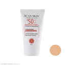 کرم ضدآفتاب SPF50 مناسب پوستهای نرمال تا مختلط رنگی حجم 40 میل اسکن اسکین