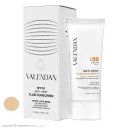 فلوئید ضدآفتاب آبرسان SPF50 بژ روشن حجم 50 میل ولندان
