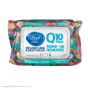 دستمال مرطوب پاککننده آرایش حاوی Q10 طرح گل 50 برگ دافی